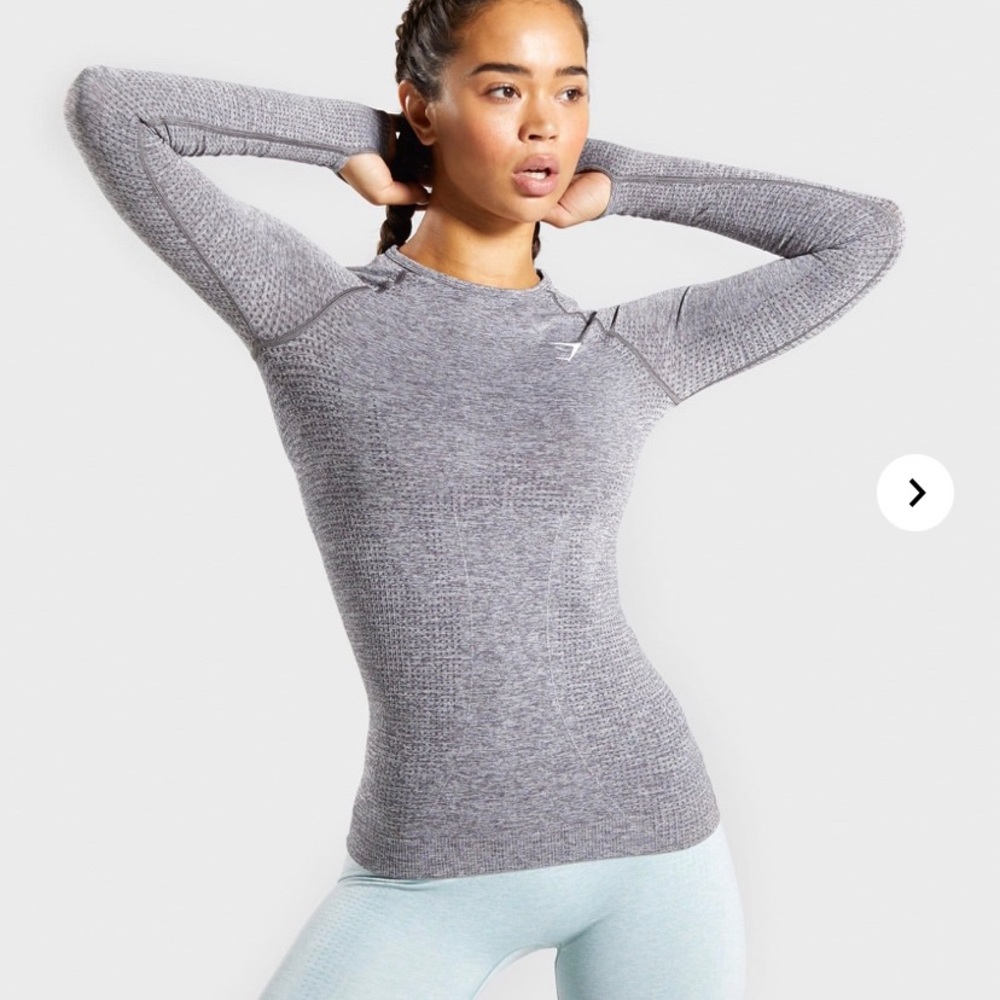 Gymshark Vital Seamless Long Sleeve Top - XS